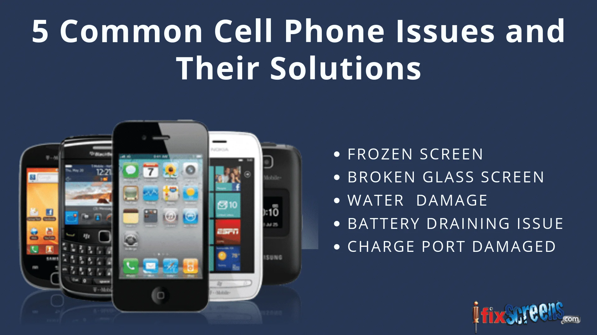 5 Common Cell Phone Issues And Their Solution