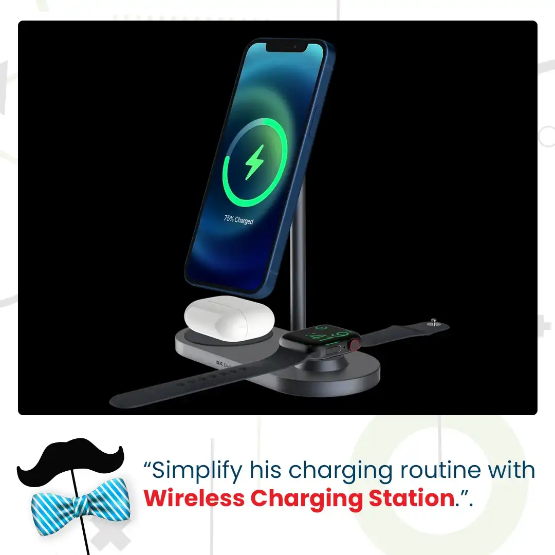  Wireless Charging Station: Convenience At His Fingertips
