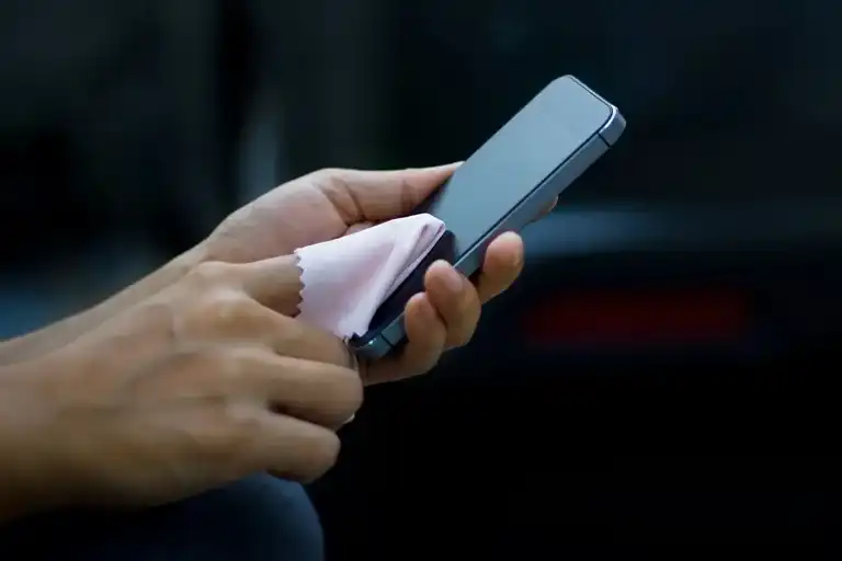 Use A Small Clean Cloth In Cleaning Your Phone Screens And Keep One With You At All Times