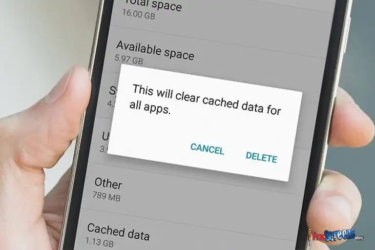 Clear Cached Data