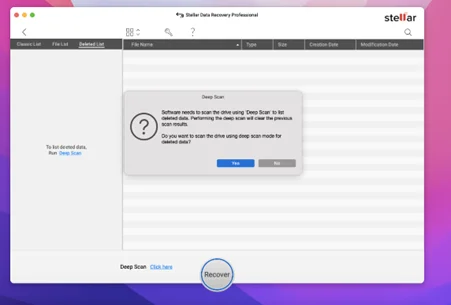 Scanning Capabilities - Stellar Data Recovery Professional For Mac