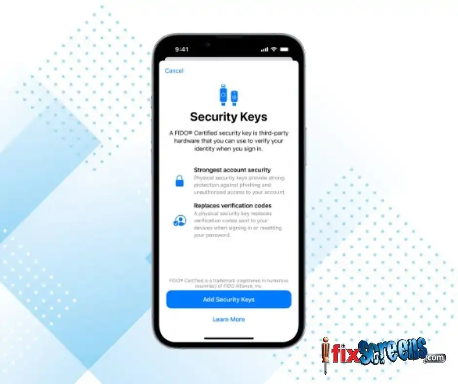 Security Key Authentication For Apple Id