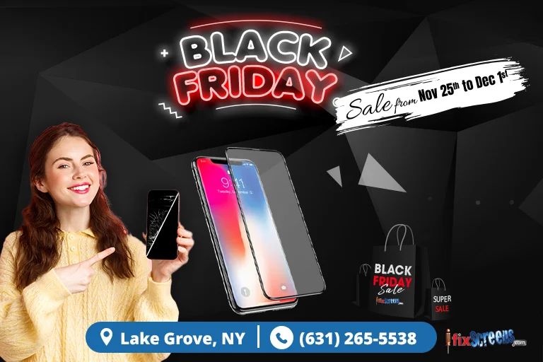 First 30 Customers Get A Free Tempered Glass From Iphone 8 To Iphone 16 On Black Friday At Ifixscreens Lake Grove