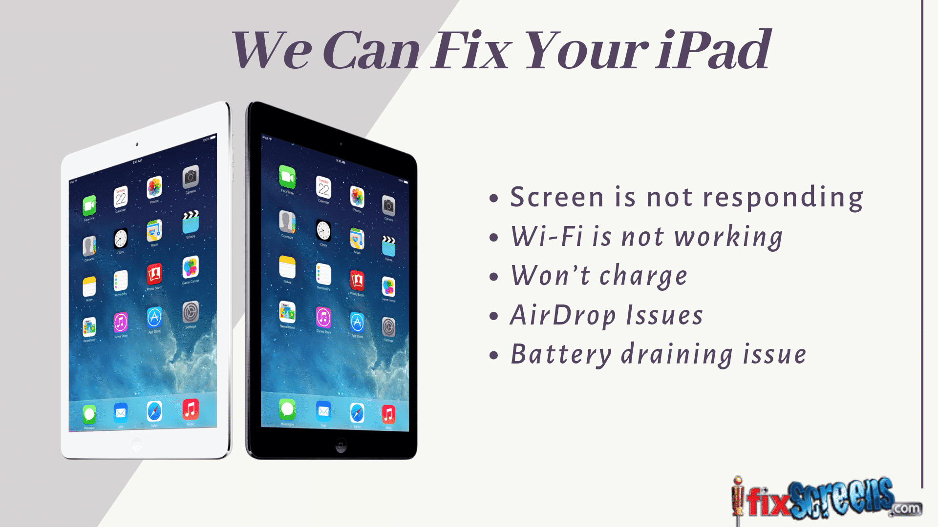 5 Common Apple IPad Problems & How To Fix Them | IFixSxreens