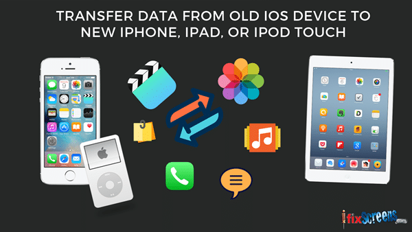 Transfer data from old iOS device to new iPhone, iPad, or iPod touch